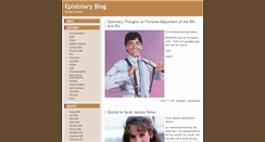 Desktop Screenshot of epistolaryblog.typepad.com