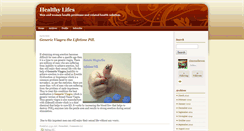 Desktop Screenshot of healthylifes.typepad.com