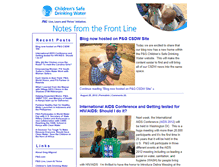 Tablet Screenshot of childrensafedrinkingwater.typepad.com