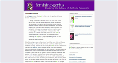 Desktop Screenshot of feminine-genius.typepad.com