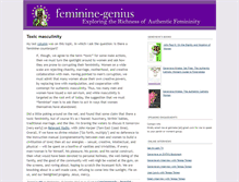 Tablet Screenshot of feminine-genius.typepad.com