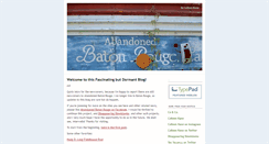 Desktop Screenshot of abandonedbatonrouge.typepad.com