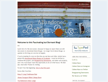 Tablet Screenshot of abandonedbatonrouge.typepad.com