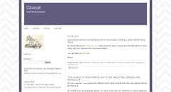 Desktop Screenshot of caveat.typepad.com