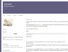 Tablet Screenshot of caveat.typepad.com