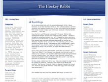 Tablet Screenshot of hockeyrabbi.typepad.com