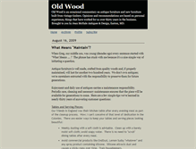 Tablet Screenshot of oldwood.typepad.com