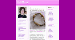 Desktop Screenshot of crafttherapy.typepad.com