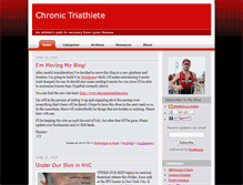 Tablet Screenshot of chronictriathlete.typepad.com