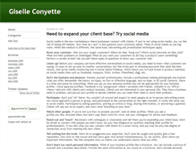 Tablet Screenshot of giselleconyette.typepad.com
