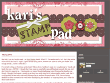 Tablet Screenshot of karistampad.typepad.com