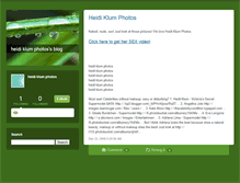 Tablet Screenshot of heidiklumphotosanadolescent.typepad.com