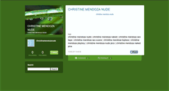 Desktop Screenshot of christinemendozanude.typepad.com