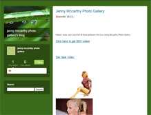 Tablet Screenshot of jennymccarthyphotogallerydistract.typepad.com