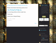Tablet Screenshot of findingtruthtoday.typepad.com