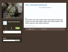 Tablet Screenshot of hollymadisondesnuda418.typepad.com