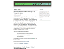 Tablet Screenshot of innovationprizecentral.typepad.com