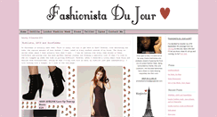 Desktop Screenshot of fashionistadujour.typepad.com