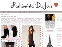 Tablet Screenshot of fashionistadujour.typepad.com