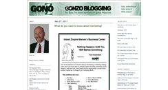 Desktop Screenshot of gonzoblogging.typepad.com