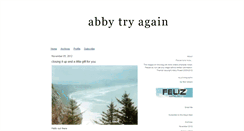 Desktop Screenshot of abbytrysagain.typepad.com