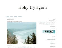 Tablet Screenshot of abbytrysagain.typepad.com