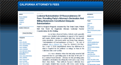 Desktop Screenshot of calattorneysfees.typepad.com