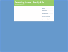 Tablet Screenshot of parentingissues.typepad.com