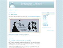 Tablet Screenshot of memoriesnmore.typepad.com