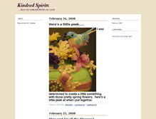Tablet Screenshot of kindredspirits.typepad.com