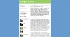 Desktop Screenshot of livingonpurpose.typepad.com