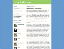 Tablet Screenshot of livingonpurpose.typepad.com