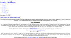 Desktop Screenshot of lumberliquidators.typepad.com