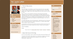 Desktop Screenshot of laszloletter.typepad.com