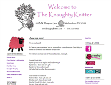 Tablet Screenshot of knaughtyknitter.typepad.com
