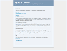 Tablet Screenshot of get.typepad.com