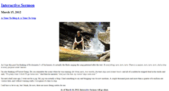 Desktop Screenshot of interactivesermon.typepad.com