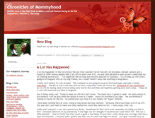 Tablet Screenshot of chroniclesofmommyhood.typepad.com