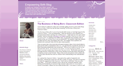 Desktop Screenshot of empoweredbirth.typepad.com