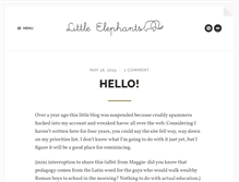 Tablet Screenshot of littleelephants.typepad.com