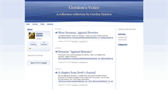 Desktop Screenshot of gordonsvoice.typepad.com