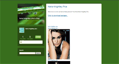 Desktop Screenshot of keiraknightleypicsfactsandfigures.typepad.com