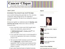 Tablet Screenshot of cancerclique.typepad.com