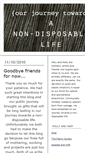 Mobile Screenshot of nondisposablelife.typepad.com