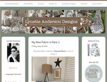 Tablet Screenshot of lynetteandersondesigns.typepad.com