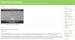 Desktop Screenshot of networkingforbusiness.typepad.com