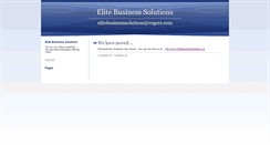 Desktop Screenshot of elitebusinesssolutions.typepad.com