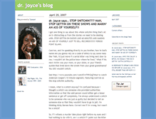 Tablet Screenshot of drjoyce.typepad.com