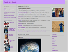 Tablet Screenshot of geekgirlguide.typepad.com