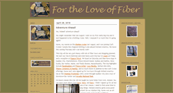 Desktop Screenshot of fortheloveoffiber.typepad.com